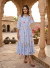 Ka 1259 Muslin Silk With Gingham Printed Designer Kurti Online Wholesale